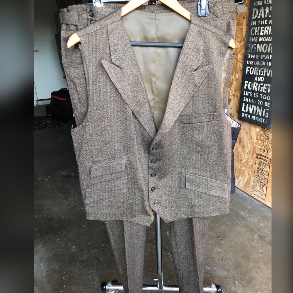 Custom Made Wool Vest and Pant